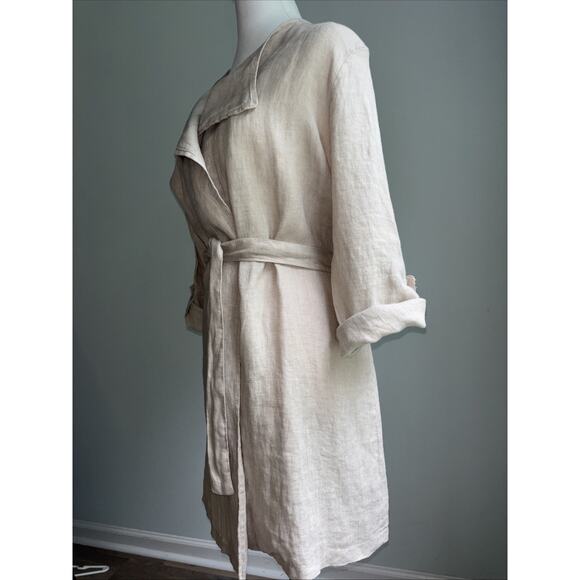 Alessia Pacini Linen Cardigan Wrap Size Medium Made In Italy - Picture 3 of 13